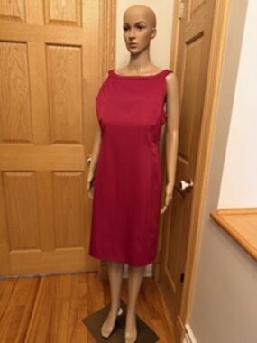 ARMANI COLLEZIONI Size 14  FUSHIA SLEEVELESS DRESS